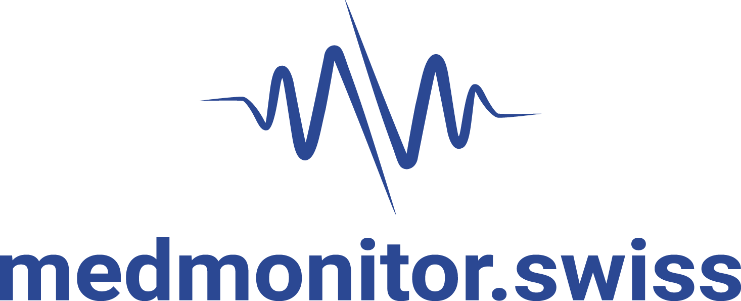 Logo medmonitor.swiss blau